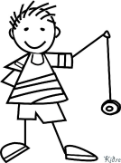 yoyo Páginas Para Colorear Para Imprimir